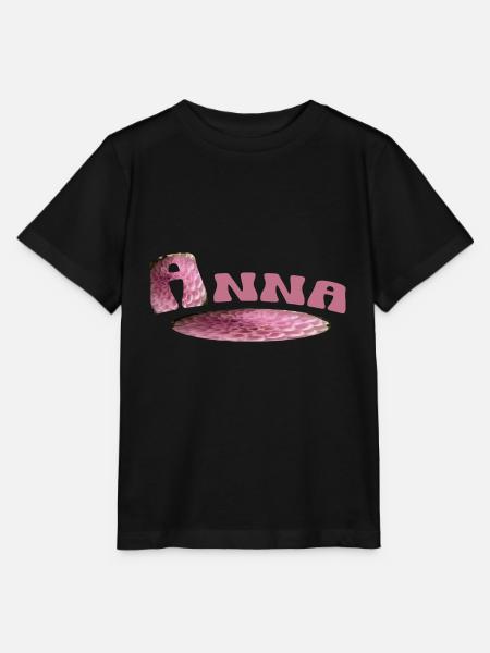 Anna Vorname - Stanley/Stella Kinder T-Shirt MINI CREATOR - Schwarz
