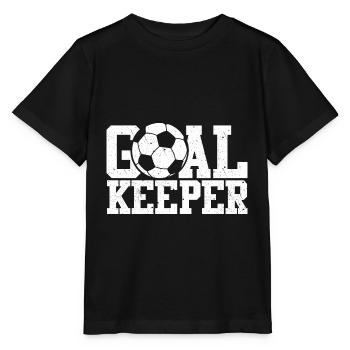 Soccer - Goal Keeper - Stanley/Stella MINI CREATOR Kids’ T-Shirt - black - Front - Mikhail (115cm)