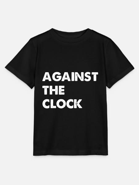 against the clock - Stanley/Stella Kinder T-Shirt MINI CREATOR  - Schwarz