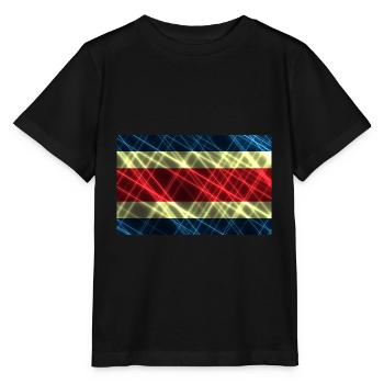 Costa Rica - Stanley/Stella Kinder T-Shirt MINI CREATOR  - Schwarz - Vorne - Mikhail (115cm)