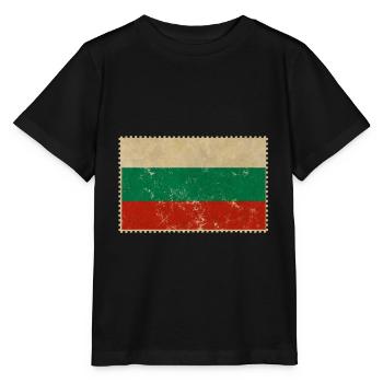 Bulgarie - T-shirt bio MINI CREATOR Stanley/Stella Enfant - noir - Devant - Mikhail (115cm)