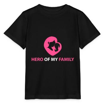 Held meiner Familie - Stanley/Stella Kinder T-Shirt MINI CREATOR  - Schwarz - Vorne - Mikhail (115cm)
