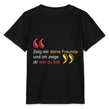 Zeig mir deine Freunde - Stanley/Stella Kinder T-Shirt MINI CREATOR  - Schwarz - Vorne - Mikhail (115cm)