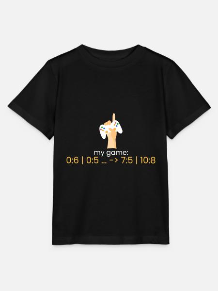 mein Spiel: 0:6 | 0:5 .. -> - Stanley/Stella Kinder T-Shirt MINI CREATOR - Schwarz