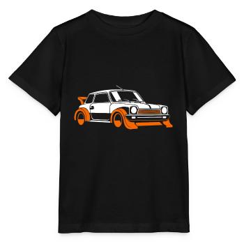 Rallye-Fahrzeug - Stanley/Stella Kinder T-Shirt MINI CREATOR  - Schwarz - Vorne - Mikhail (115cm)
