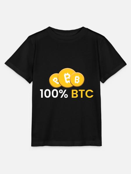 100% BTC - Stanley/Stella Kinder T-Shirt MINI CREATOR - Schwarz