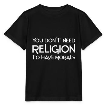 Atheismus Sprüche | Atheisten Atheist Geschenkidee - Stanley/Stella Kinder T-Shirt MINI CREATOR  - Schwarz - Vorne - Mikhail (115cm)