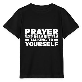 Atheismus Wissenschaft - Stanley/Stella Kinder T-Shirt MINI CREATOR  - Schwarz - Vorne - Mikhail (115cm)