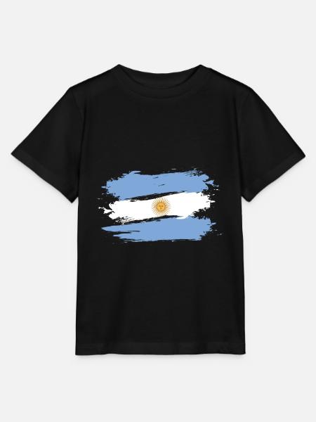 Argentinien - Stanley/Stella Kinder T-Shirt MINI CREATOR - Schwarz