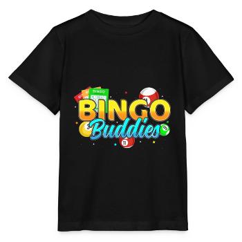 Bingo Buddies Joueur de Bingo Chanceux - T-shirt bio MINI CREATOR Stanley/Stella Enfant - noir - Devant - Mikhail (115cm)