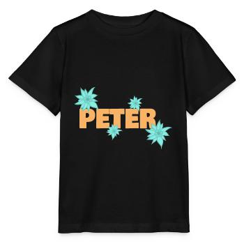 Edelweiß Peter - Stanley/Stella Kinder T-Shirt MINI CREATOR  - Schwarz - Vorne - Mikhail (115cm)