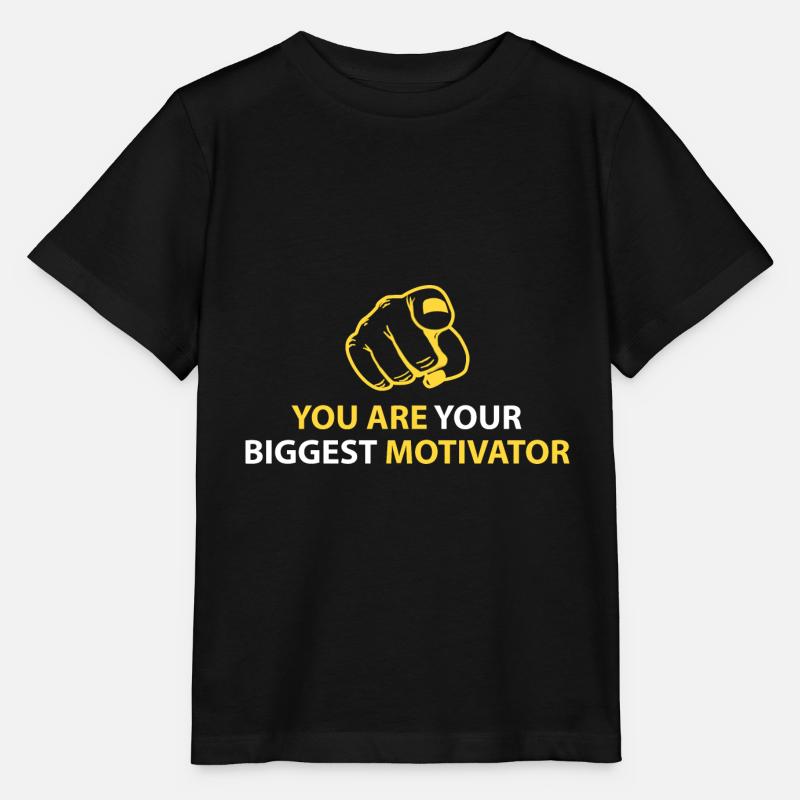 Sie sind Ihr größter Motivator - Stanley/Stella Kinder T-Shirt MINI CREATOR  - Schwarz