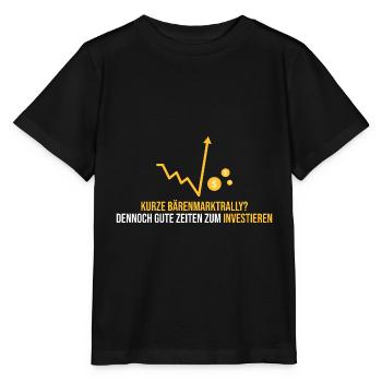 kurze Bärenmarktrally? - Stanley/Stella Kinder T-Shirt MINI CREATOR  - Schwarz - Vorne - Mikhail (115cm)