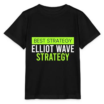 Stratégie Elliot Wave - T-shirt bio MINI CREATOR Stanley/Stella Enfant - noir - Devant - Mikhail (115cm)