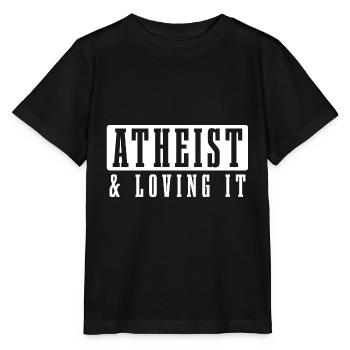 Atheismus Sprüche | Atheisten Atheist Geschenkidee - Stanley/Stella Kinder T-Shirt MINI CREATOR  - Schwarz - Vorne - Mikhail (115cm)