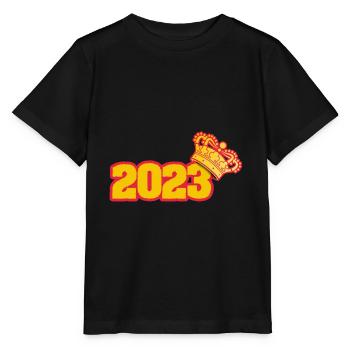2023 - T-shirt bio MINI CREATOR Stanley/Stella Enfant - noir - Devant - Mikhail (115cm)