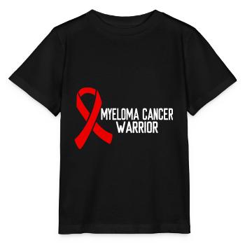 Myeloma Cancer Awareness Ribbon Myelomatosis - Stanley/Stella MINI CREATOR Kids’ T-Shirt - black - Front - Mikhail (115cm)