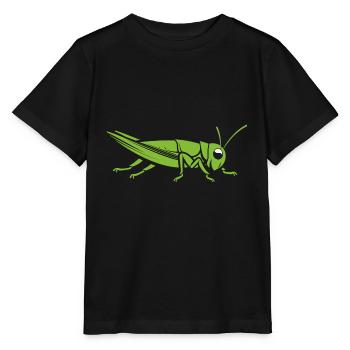 Heuschrecke - Stanley/Stella Kinder T-Shirt MINI CREATOR  - Schwarz - Vorne - Mikhail (115cm)