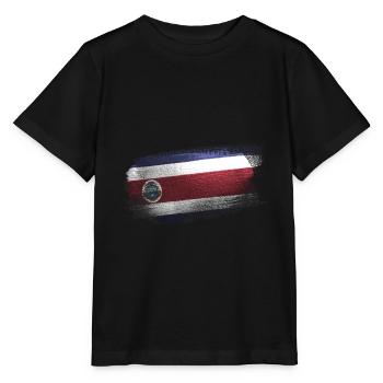 Costa Rica - Stanley/Stella Kinder T-Shirt MINI CREATOR  - Schwarz - Vorne - Mikhail (115cm)