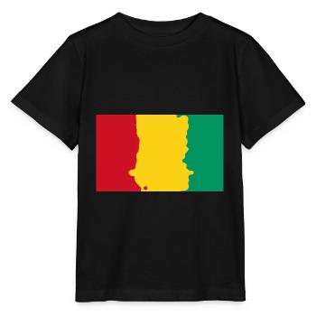 Guinea - Stanley/Stella Kinder T-Shirt MINI CREATOR  - Schwarz - Vorne - Mikhail (115cm)