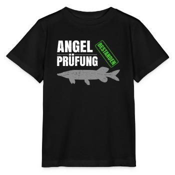 Angelprüfung Bestanden - Stanley/Stella Kinder T-Shirt MINI CREATOR  - Schwarz - Vorne - Mikhail (115cm)