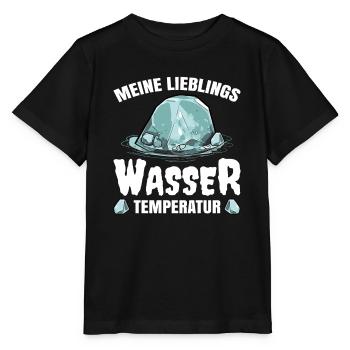 Eisschwimmen - Stanley/Stella Kinder T-Shirt MINI CREATOR  - Schwarz - Vorne - Mikhail (115cm)