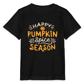 Happy Pumpkin Spice Season - Stanley/Stella MINI CREATOR Kids’ T-Shirt - black - Front - Mikhail (115cm)