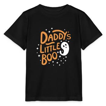 Papas kleiner Buh, Frohes Halloween - Stanley/Stella Kinder T-Shirt MINI CREATOR  - Schwarz - Vorne - Mikhail (115cm)