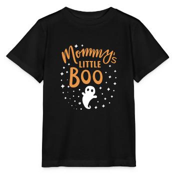 Mamas kleiner Buh, Frohes Halloween - Stanley/Stella Kinder T-Shirt MINI CREATOR  - Schwarz - Vorne - Mikhail (115cm)