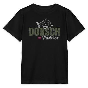 Dorsch Angeln Norwegen - Stanley/Stella Kinder T-Shirt MINI CREATOR  - Schwarz - Vorne - Mikhail (115cm)