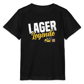 Lager Legende - Stanley/Stella Kinder T-Shirt MINI CREATOR  - Schwarz - Vorne - Mikhail (115cm)