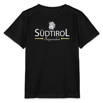Südtirol Bergwandern - Stanley/Stella Kinder T-Shirt MINI CREATOR  - Schwarz - Vorne - Mikhail (115cm)