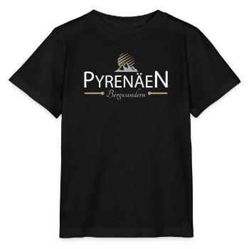Pyrenäen Bergwandern - Stanley/Stella Kinder T-Shirt MINI CREATOR  - Schwarz - Vorne - Mikhail (115cm)