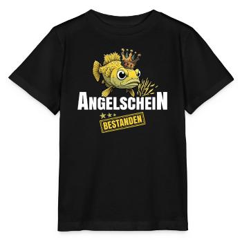 Angelschein Bestanden - Stanley/Stella Kinder T-Shirt MINI CREATOR  - Schwarz - Vorne - Mikhail (115cm)