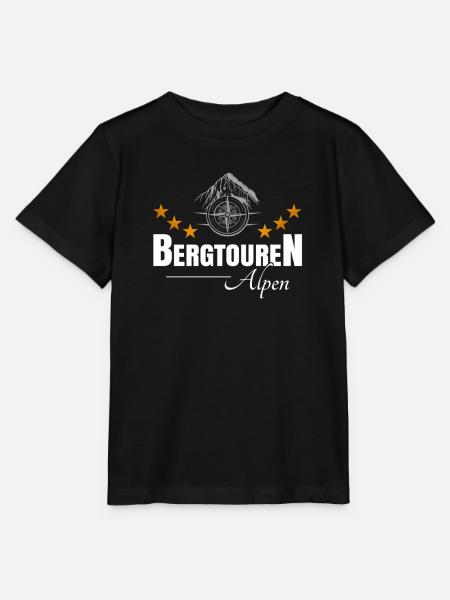 Bergtouren Alpen - Stanley/Stella Kinder T-Shirt MINI CREATOR  - Schwarz