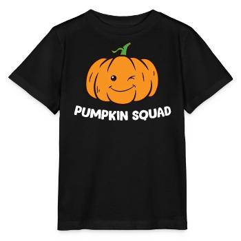 Pumpkin - Pumpkin Squad - Stanley/Stella MINI CREATOR Kids’ T-Shirt - black - Front - Mikhail (115cm)