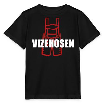 Vizehosen - Leverkusen - Deutscher Meister 2024 - Stanley/Stella Kinder T-Shirt MINI CREATOR  - Schwarz - Vorne - Mikhail (115cm)