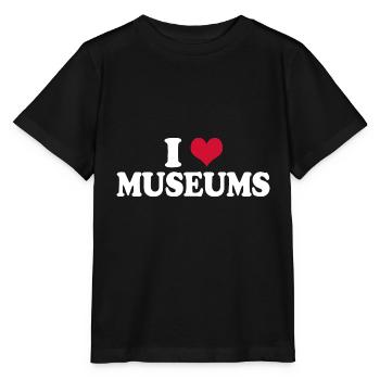 Museum I Love Museums - Stanley/Stella MINI CREATOR Kids’ T-Shirt - black - Front - Mikhail (115cm)