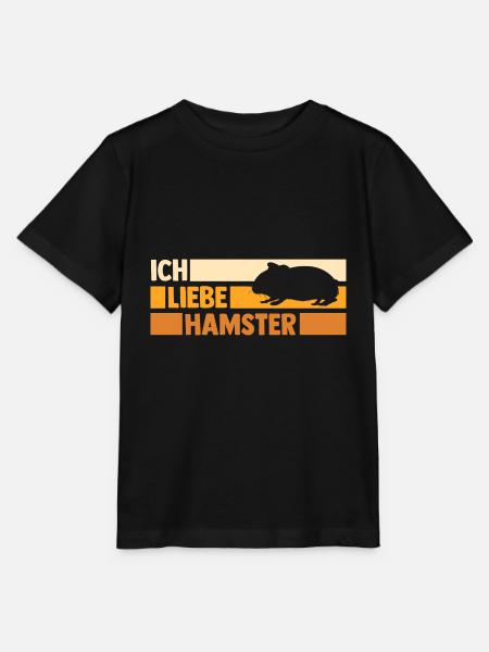 Nagetier Hamsterbesitzer Hamster - Stanley/Stella Kinder T-Shirt MINI CREATOR - Schwarz