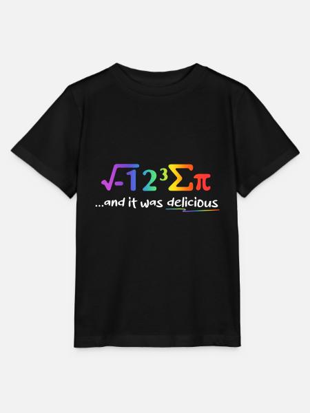 Matemáticas divertidas - Stanley/Stella T-shirt MINI CREATOR til børn - sort