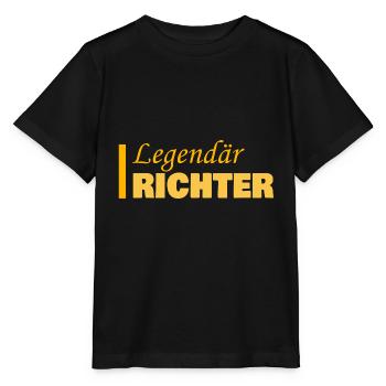 Beruf Richter - Stanley/Stella Kinder T-Shirt MINI CREATOR  - Schwarz - Vorne - Mikhail (115cm)