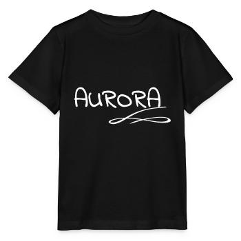 Geschenk für Aurora - Stanley/Stella Kinder T-Shirt MINI CREATOR  - Schwarz - Vorne - Mikhail (115cm)
