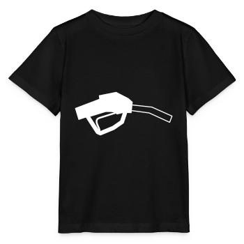 Station-service, réservoir de carburant - T-shirt bio MINI CREATOR Stanley/Stella Enfant - noir - Devant - Mikhail (115cm)