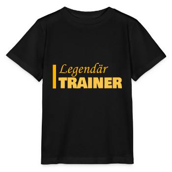 Profession Trainer - Stanley/Stella MINI CREATOR Kids’ T-Shirt - black - Front - Mikhail (115cm)