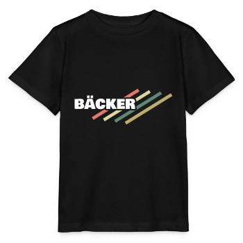 Workplace baker - Stanley/Stella MINI CREATOR Kids’ T-Shirt - black - Front - Mikhail (115cm)