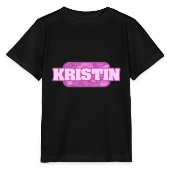 Kristin als Gesundheit - Stanley/Stella Kinder T-Shirt MINI CREATOR  - Schwarz - Vorne - Mikhail (115cm)
