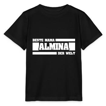 Mother Almina - Stanley/Stella MINI CREATOR Kids’ T-Shirt - black - Front - Mikhail (115cm)
