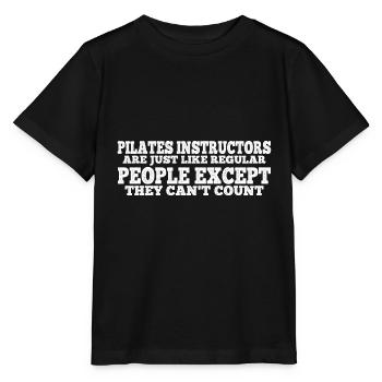 Pilates Instructors Can't Count 4 - Stanley/Stella MINI CREATOR Kids’ T-Shirt - black - Front - Mikhail (115cm)