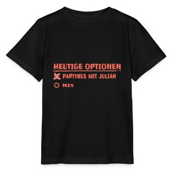 Spruch für Julian Vater Vatertag - Stanley/Stella Kinder T-Shirt MINI CREATOR  - Schwarz - Vorne - Mikhail (115cm)
