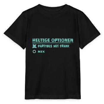 Vorname Frank - Stanley/Stella Kinder T-Shirt MINI CREATOR  - Schwarz - Vorne - Mikhail (115cm)